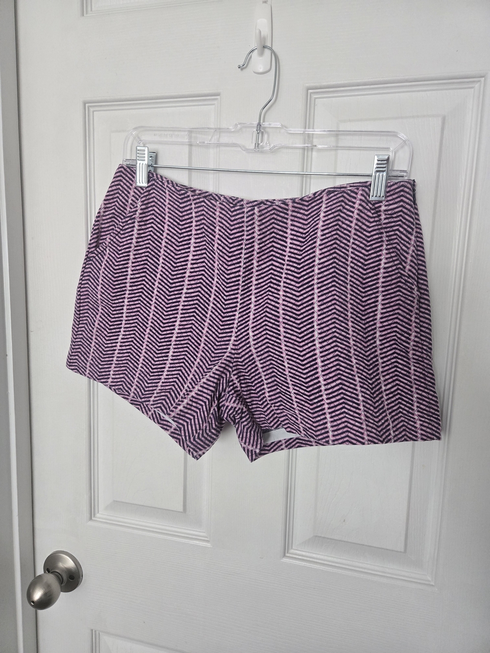 Southern Tide Purple Chevron-Pattern Women's Shorts